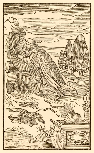 "¿Quién es este? El peregrino" de "El progreso del peregrino de este mundo, al que está por venir" de John Bunyan de Unknown